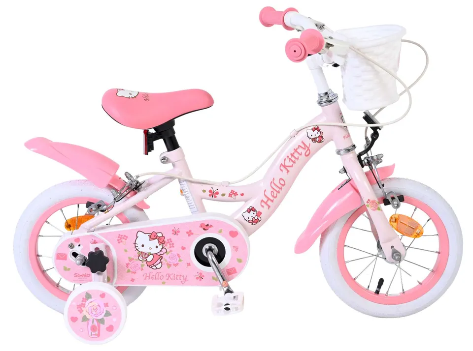 volare-hello-kitty-kinderfahrrad-12-zoll-rosa-2-bremsen image 1