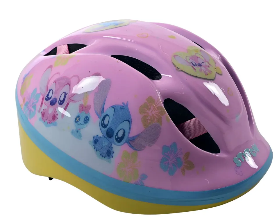 volare-disney-stitch-kinder-fahrradhelm-rosa-52-56-cm-leicht image 1