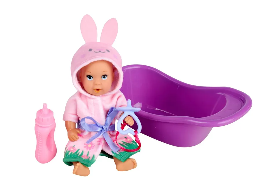 simba-new-born-baby-bathfun-badepuppe-12-cm-mit-wanne image 1