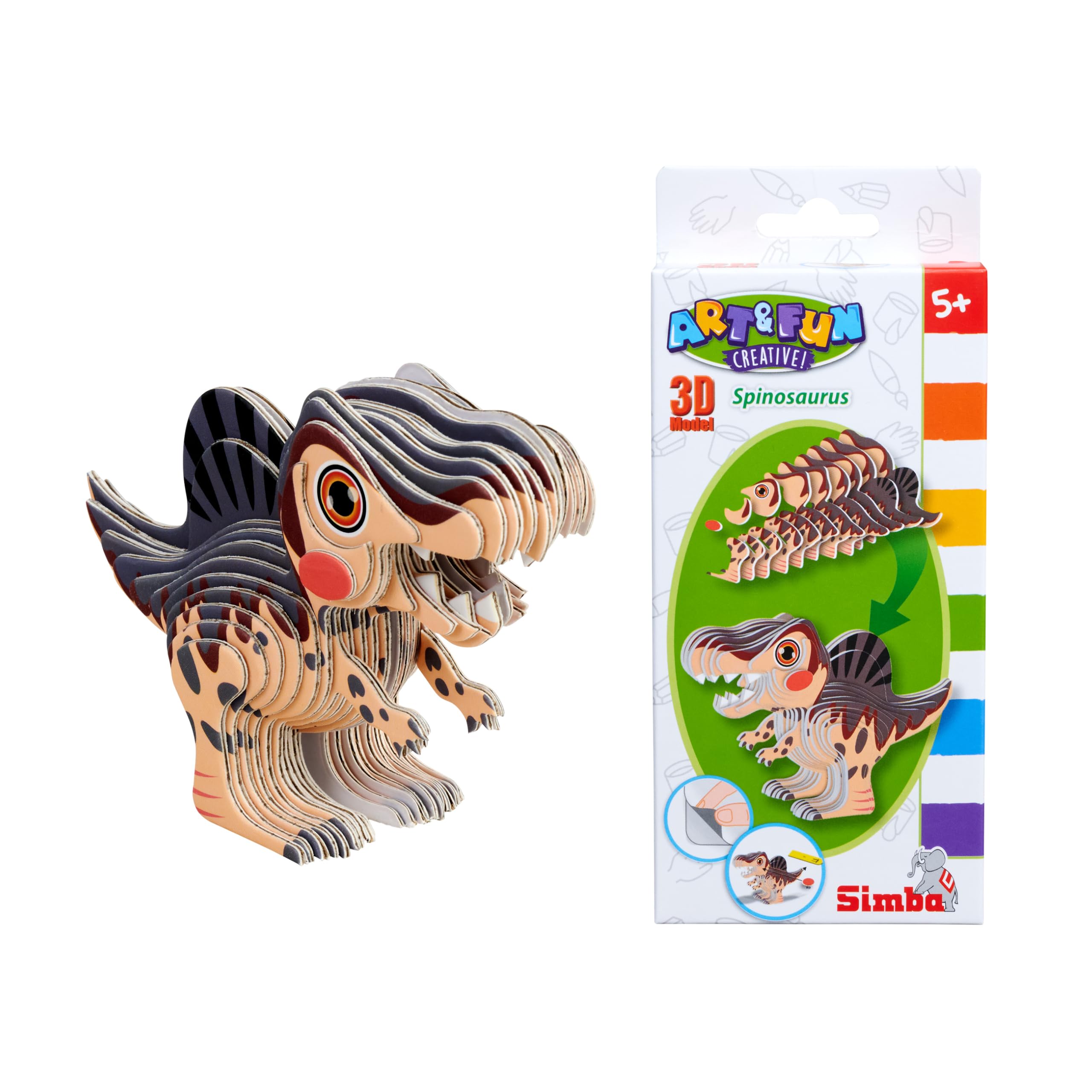 simba-art-fun-3d-modell-spinosaurus-steckdino-ab-5-jahre image 1