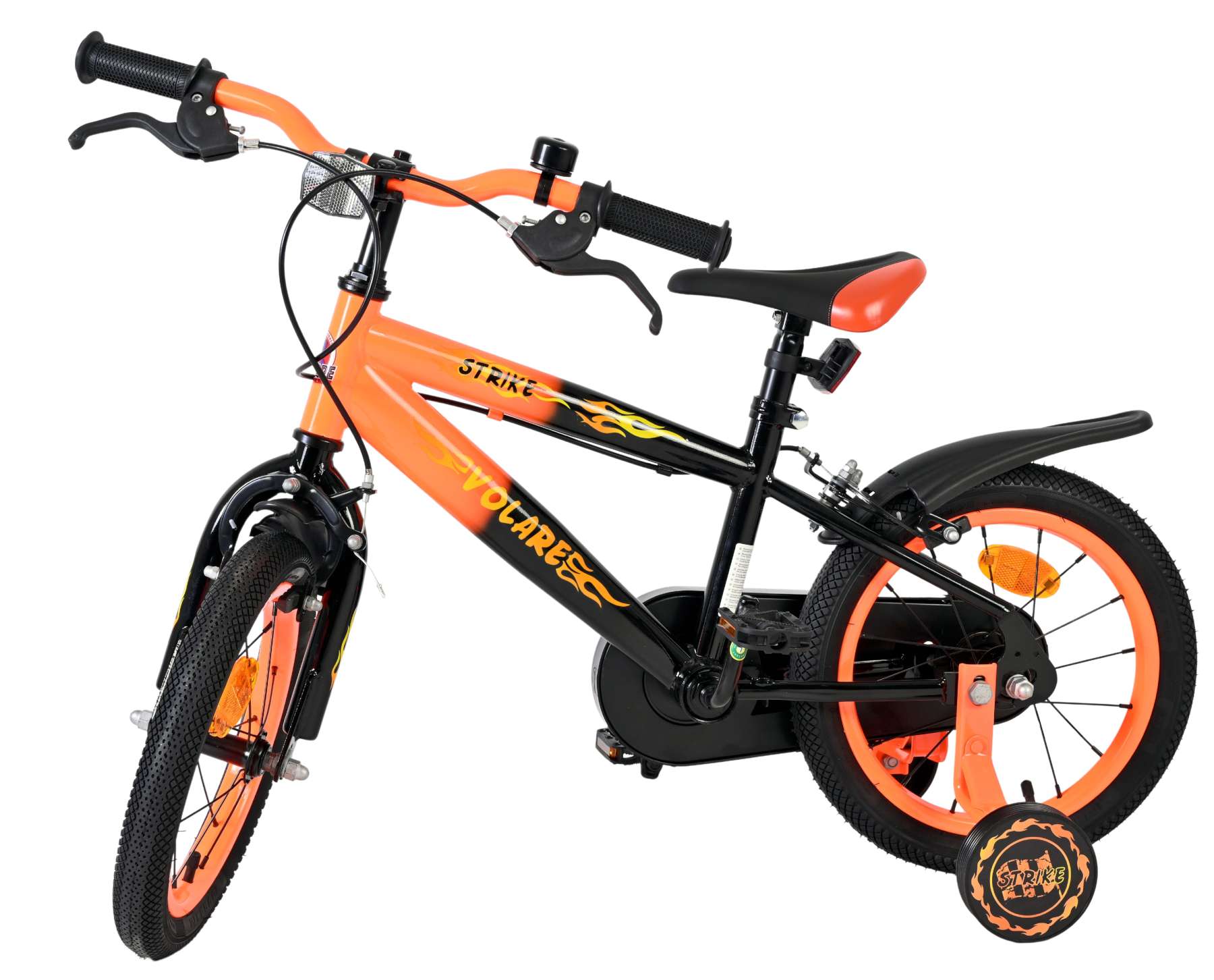 volare-strike-14-zoll-kinderfahrrad-orange-handbremsen image 8