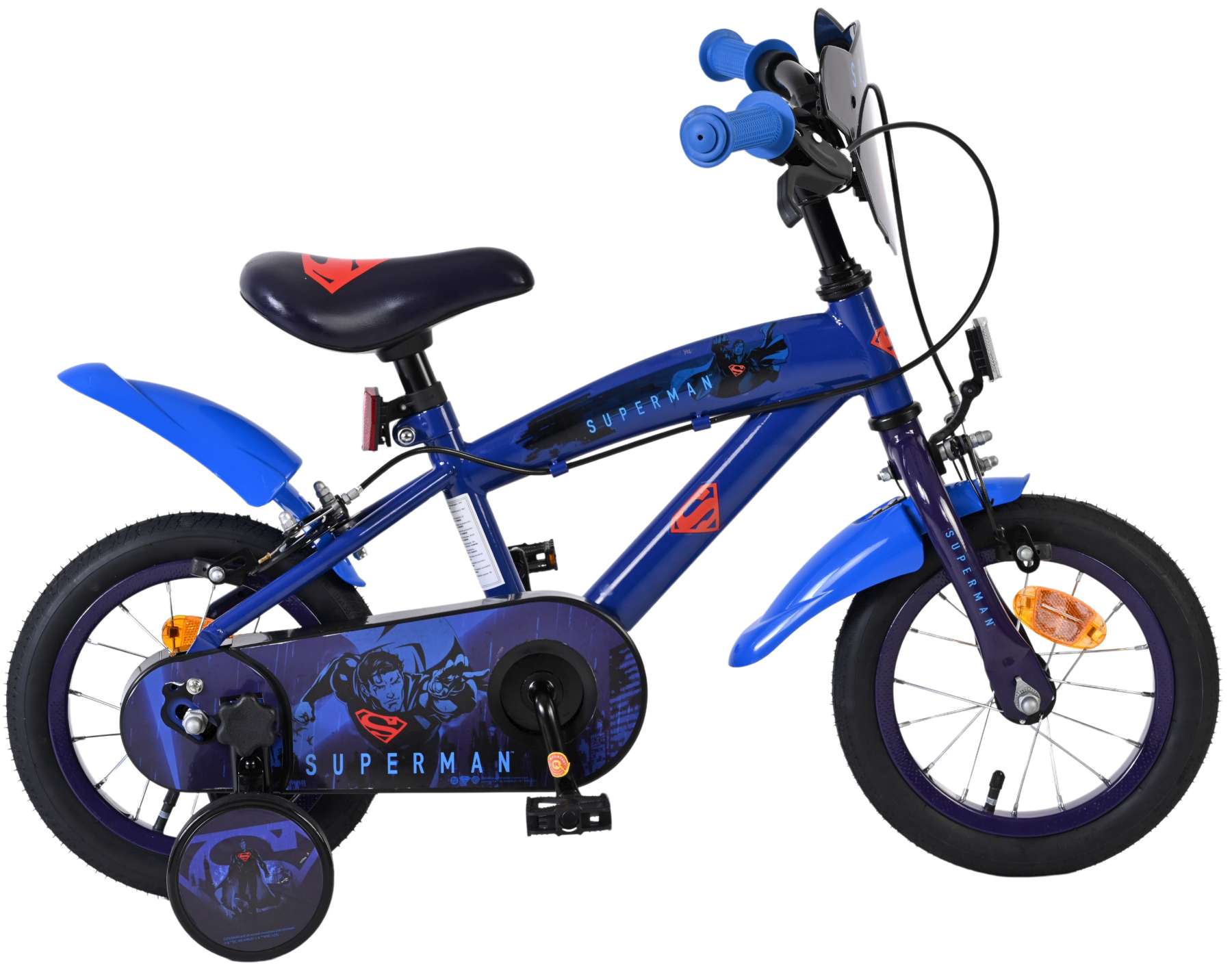 volare-superman-kinderfahrrad-12-zoll-blau-mit-st-tzr-der image 1