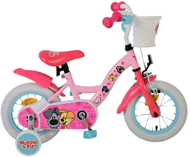 woezel-pip-m-dchenfahrrad-12-zoll-rosa image 1