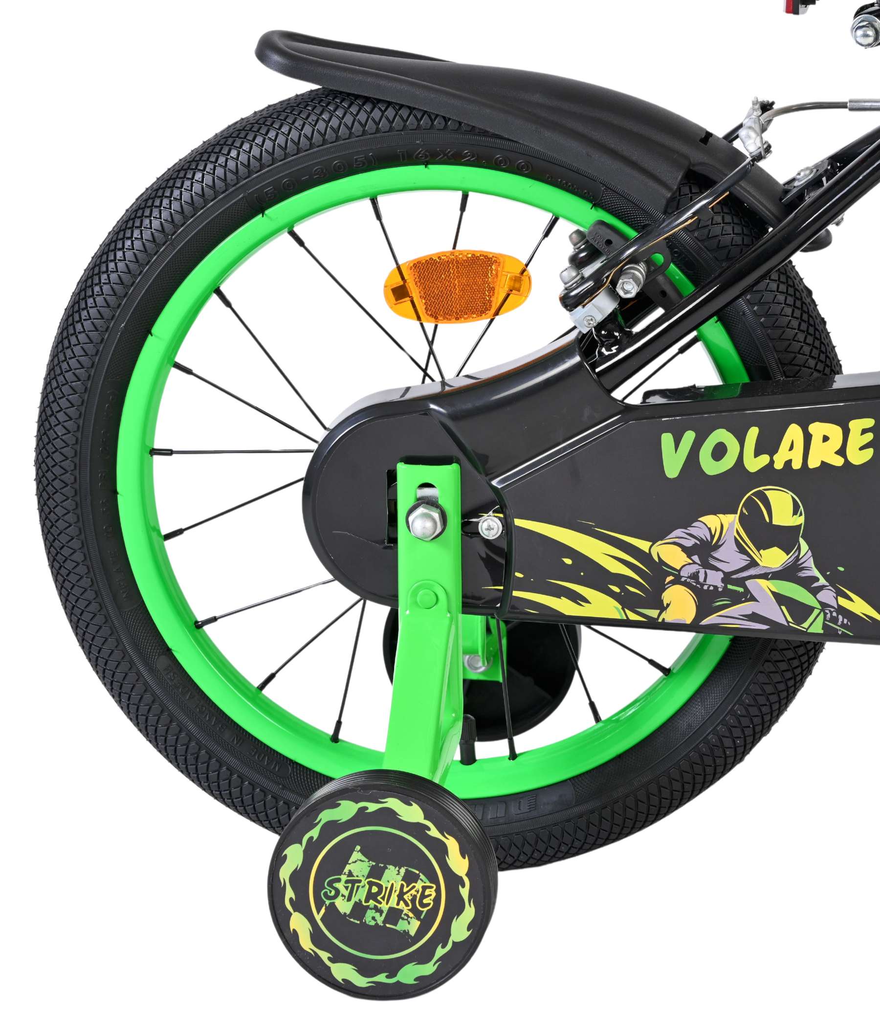 volare-strike-jungenfahrrad-16-zoll-gruen-mit-stuetzraedern image 3
