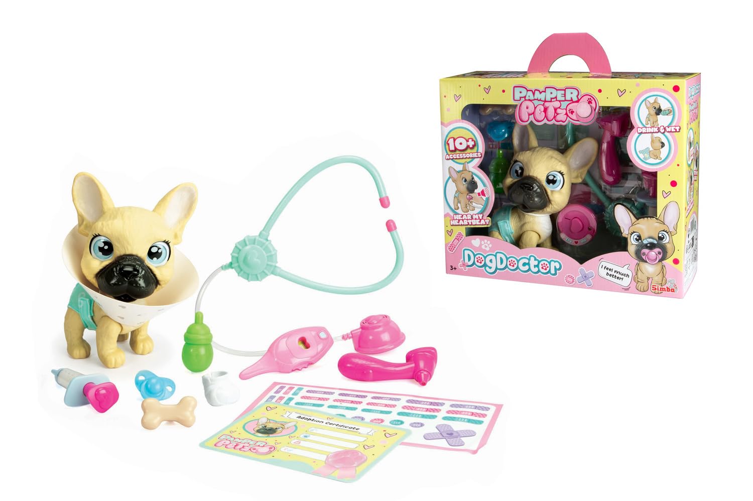 simba-pamper-petz-dog-doktor-frenchie-17-cm-mit-windel image 4