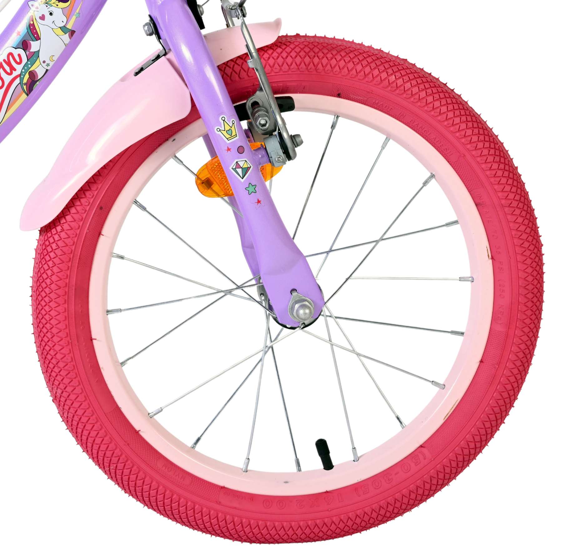 volare-unicorn-16-zoll-kinderfahrrad-lila-mit-st-tzr-dern image 3
