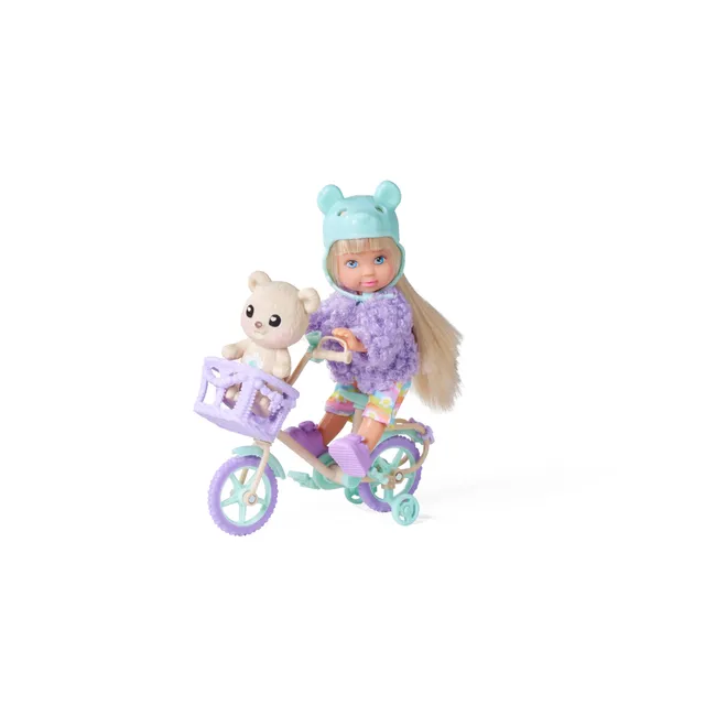 simba-evi-love-teddy-bike-spielpuppe-12cm-mit-fahrrad image 1