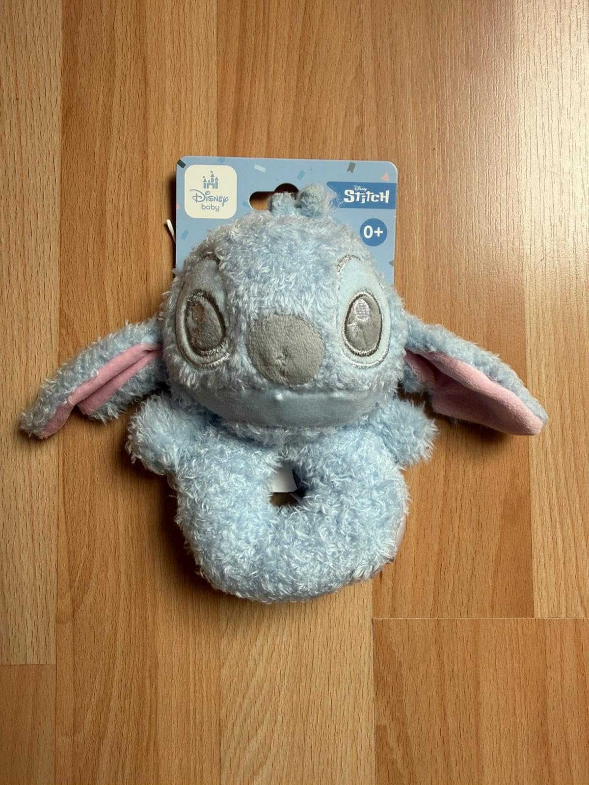 Simba Disney Stitch Plüsch-Rassel 18 cm recycelt