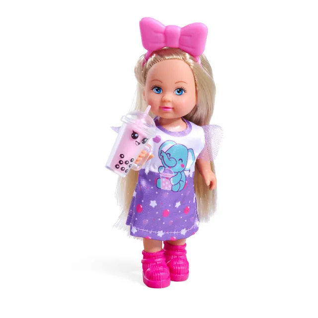 simba-evi-love-bubble-tea-puppe-12cm-mit-becher image 1