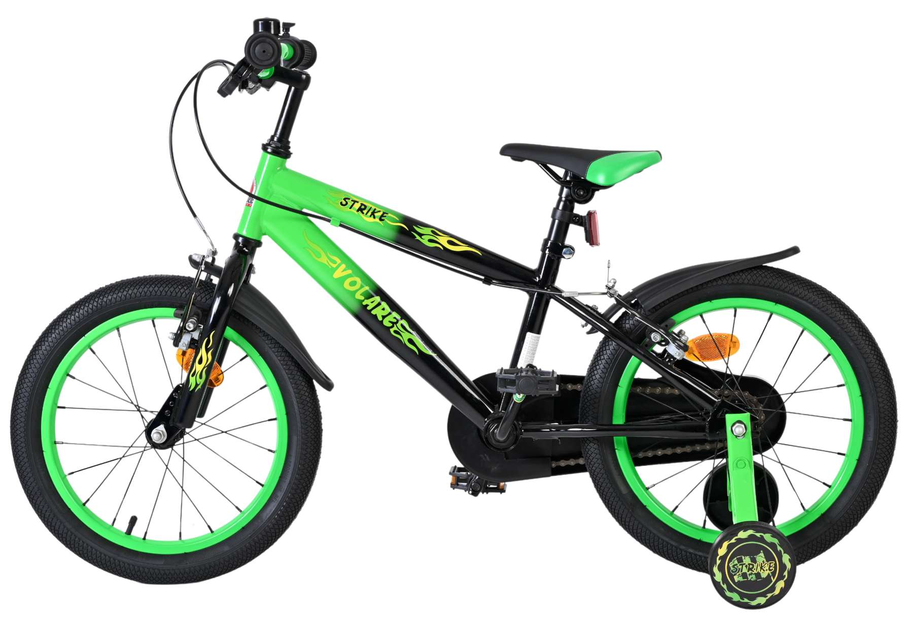 volare-strike-jungenfahrrad-16-zoll-gr-n-zwei-handbremsen image 2
