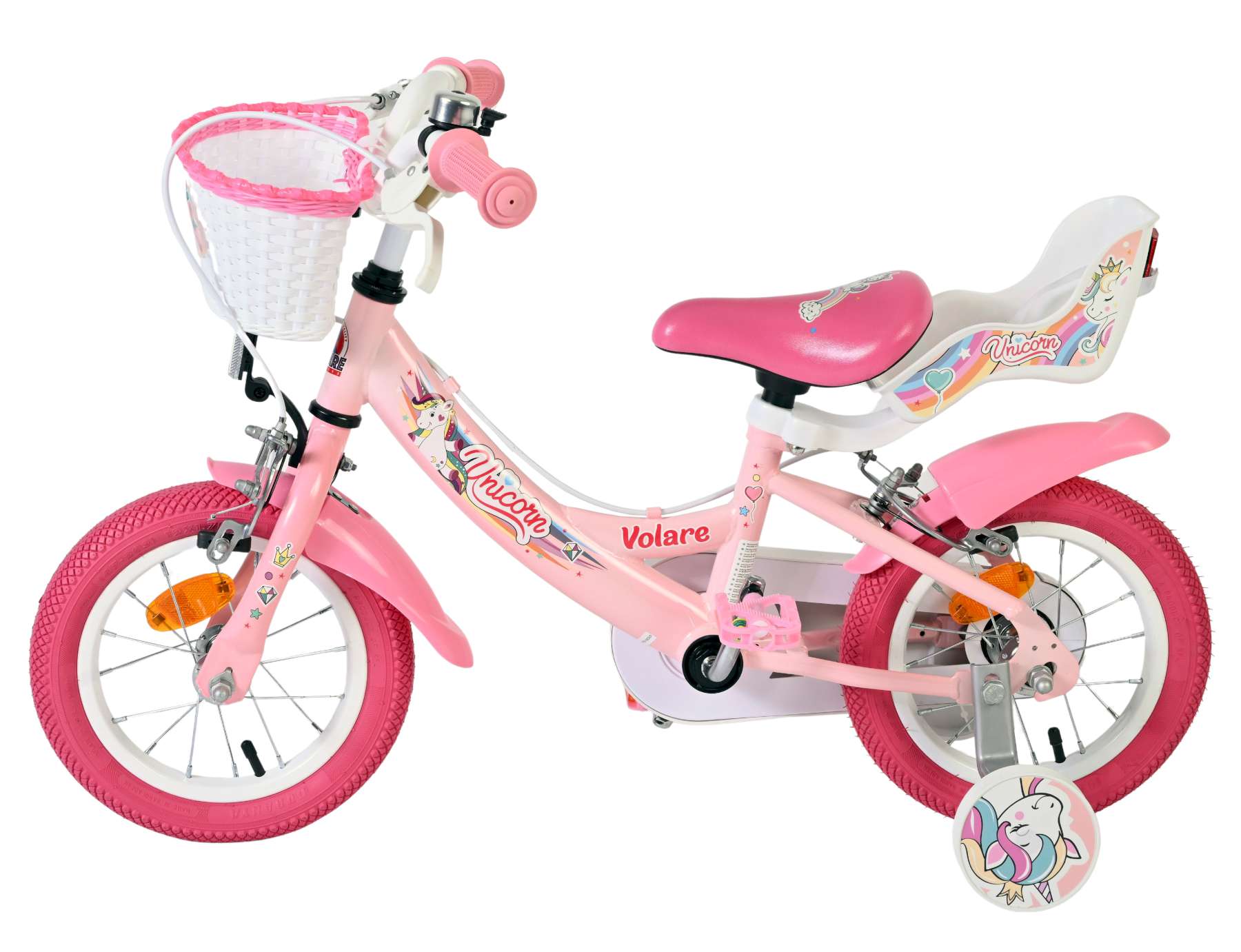 volare-unicorn-kinderfahrrad-12-zoll-rosa-m-dchen-st-tzr-der image 7
