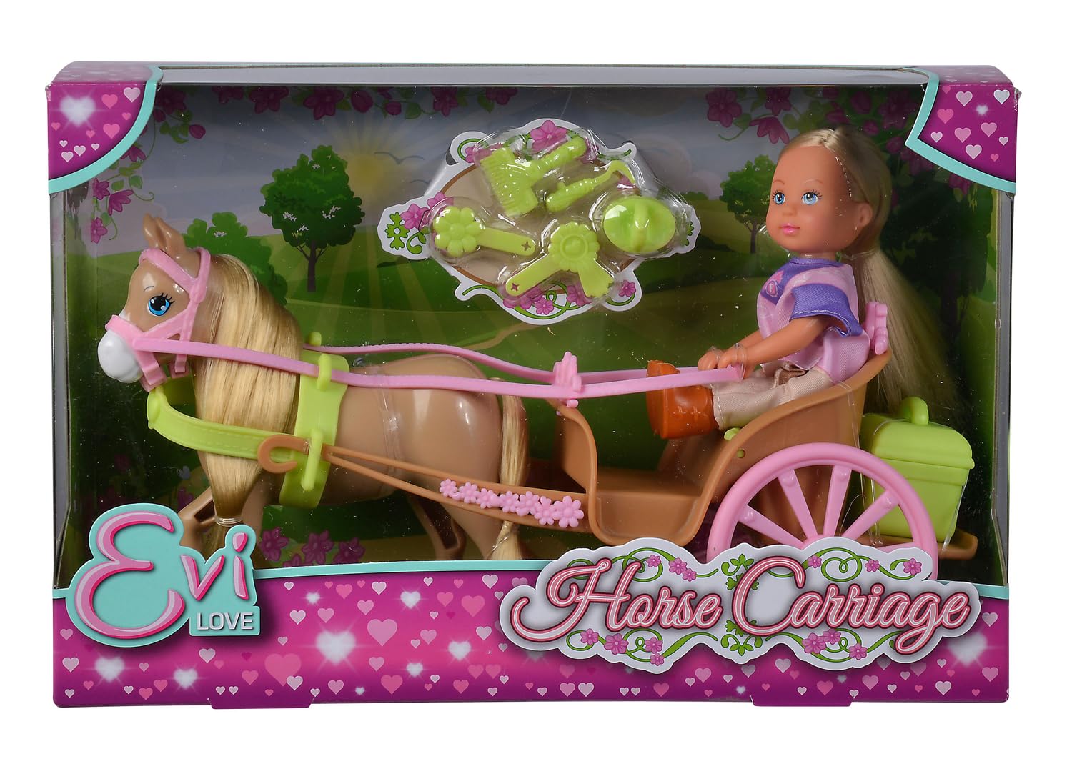 simba-evi-love-pferdekutsche-spielset-28-cm-mit-pferd image 6