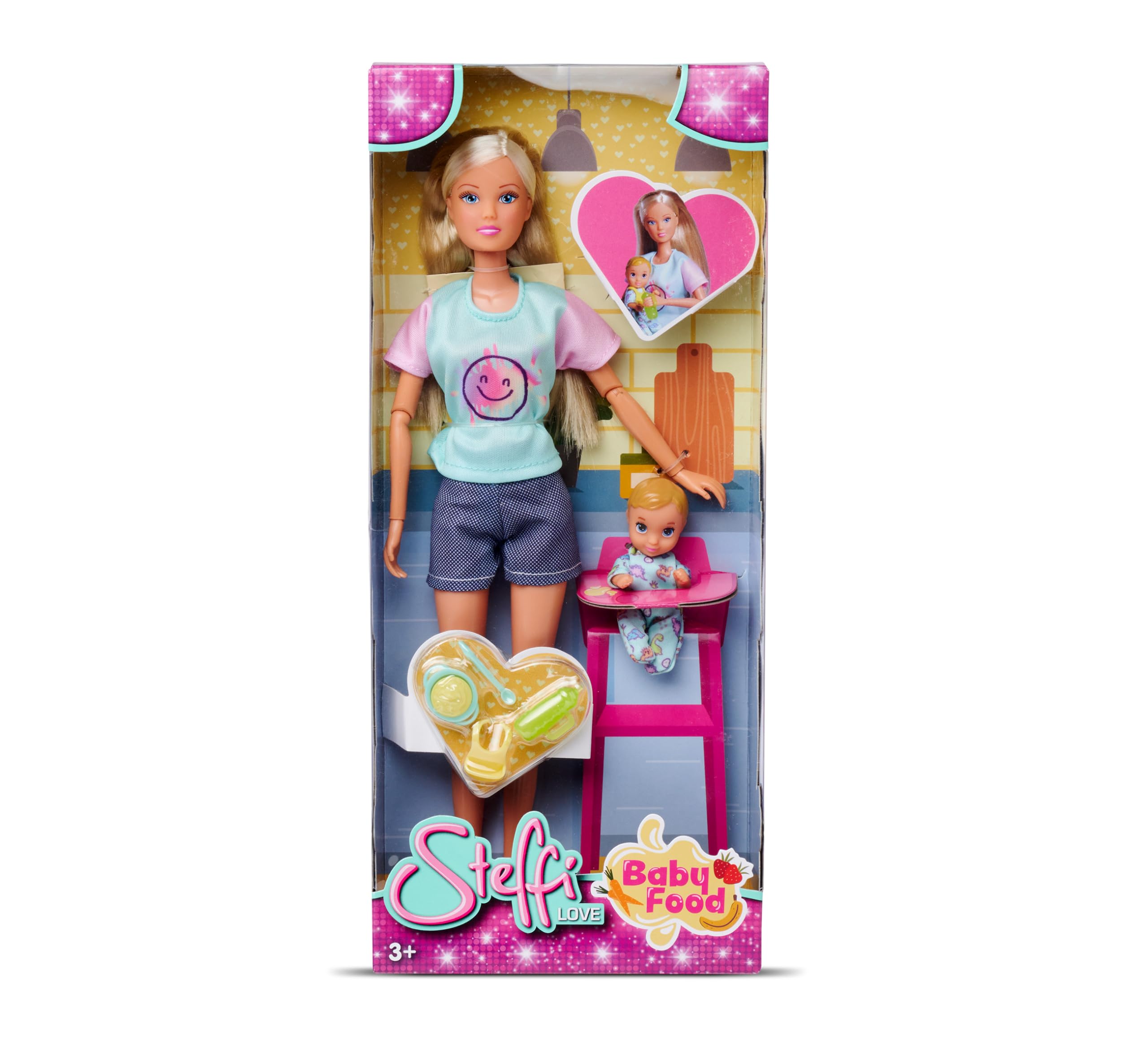 simba-steffi-love-baby-food-puppe-29cm-mit-baby image 7