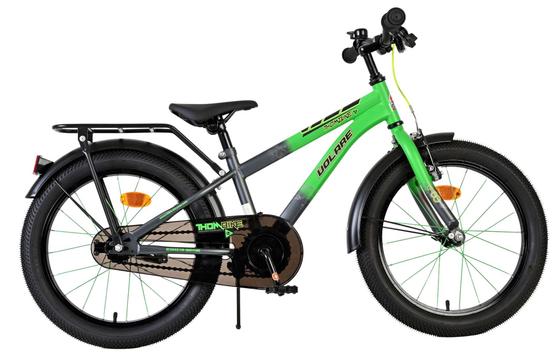 volare-thombike-18-zoll-kinderfahrrad-jungen-gr-n-grau image 1