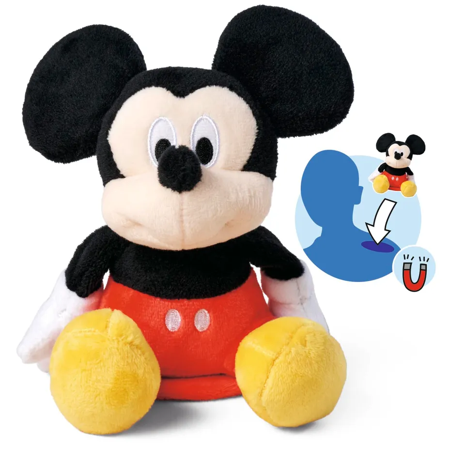 simba-disney-micky-maus-schulter-kuscheltier-12-cm-magnet image 1