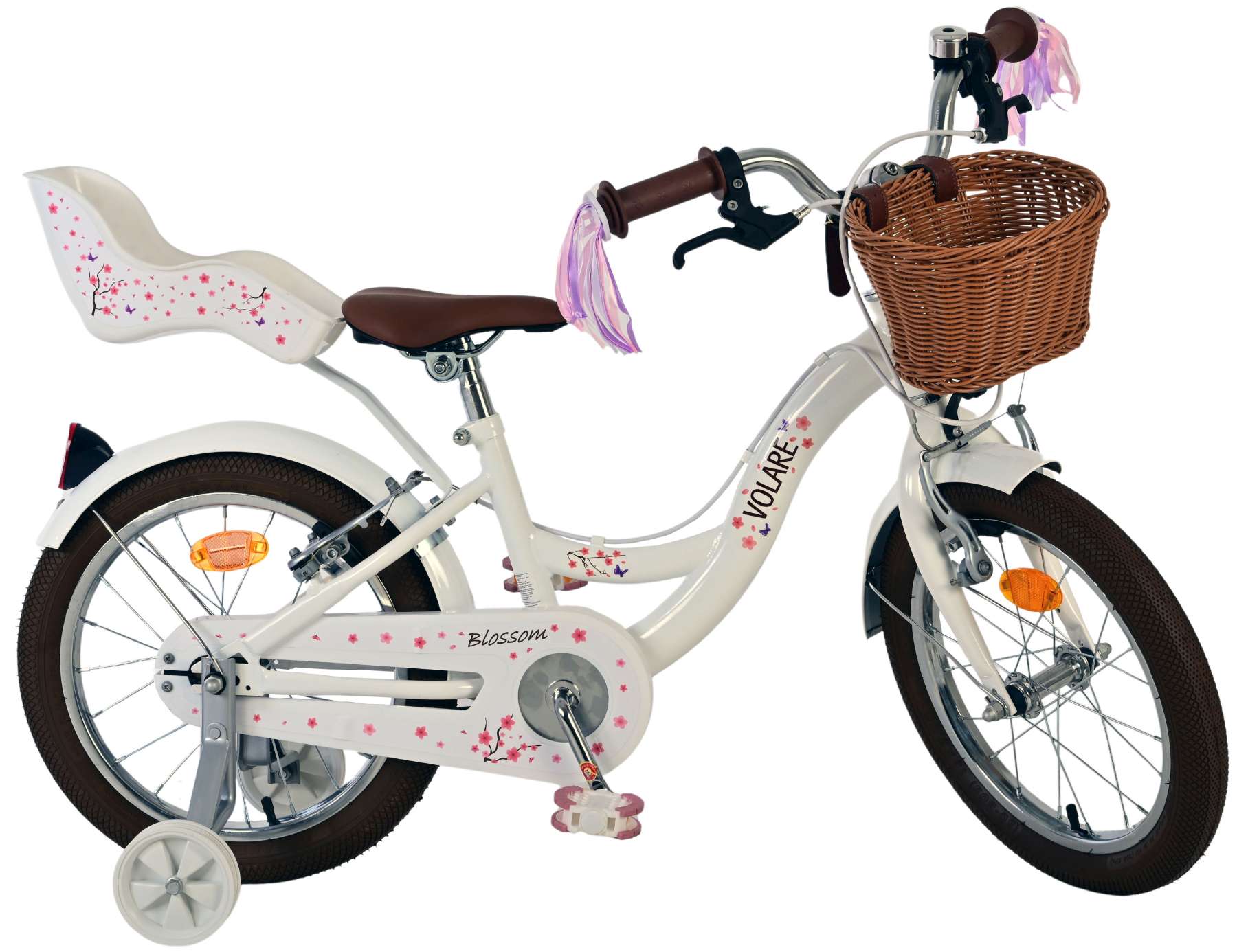volare-blossom-16-zoll-m-dchenfahrrad-wei-mit-korb image 2