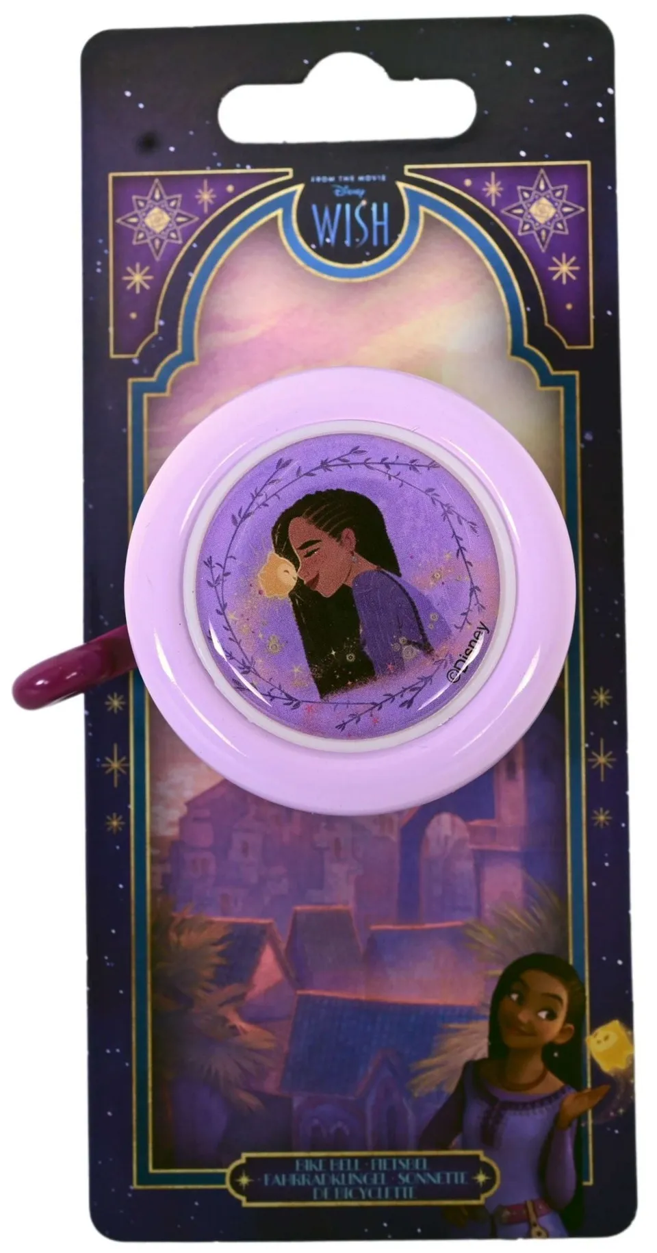 volare-disney-wish-fahrradklingel-lila-metall-kinder image 1