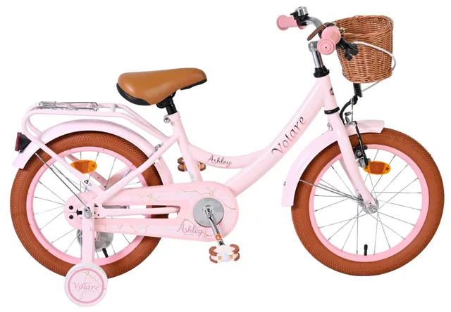 volare-ashley-16-zoll-kinderfahrrad-rosa-m-dchen-mit-st-tzr-dern image 1