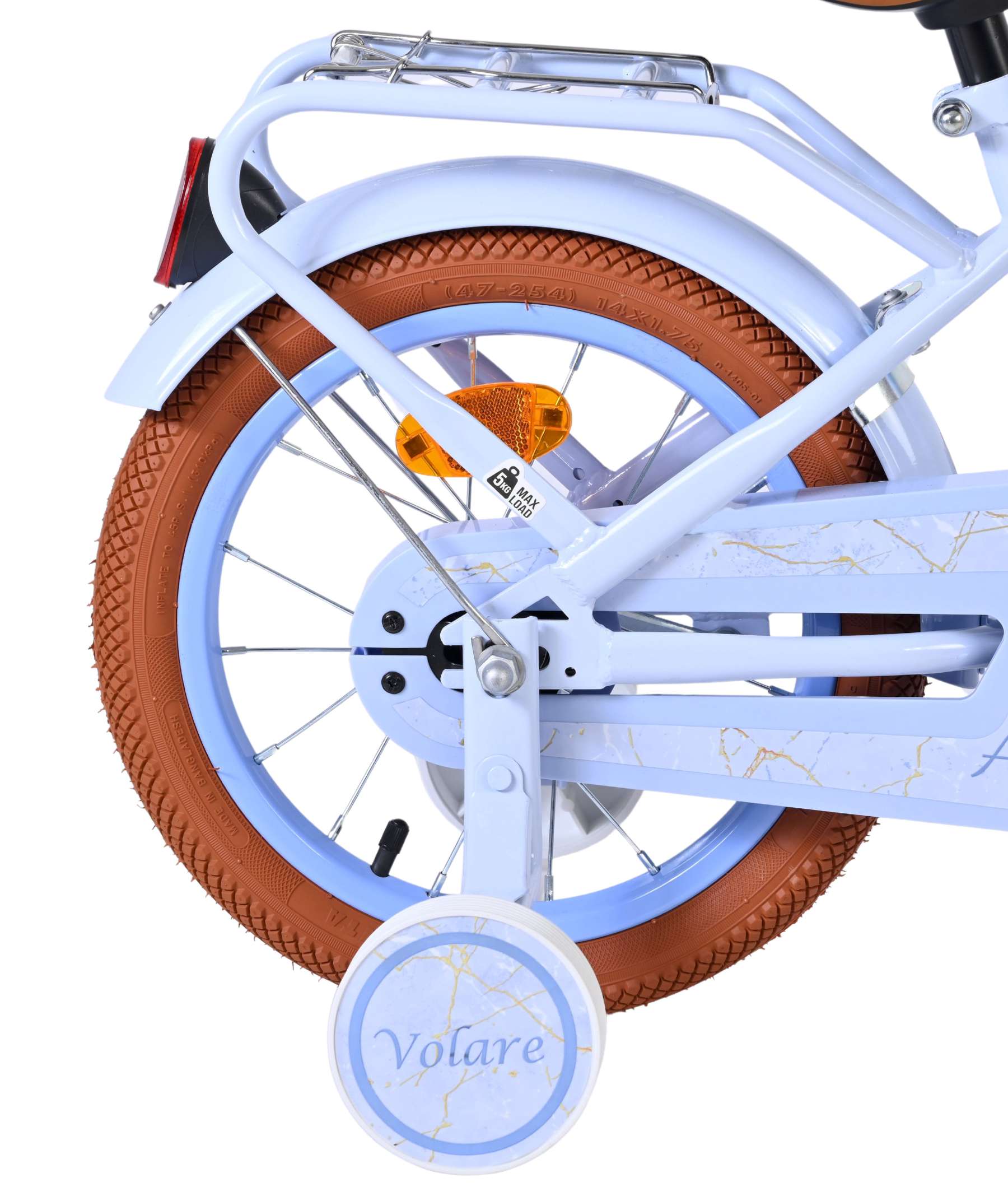 volare-ashley-14-zoll-m-dchenfahrrad-pastellblau-korb image 2