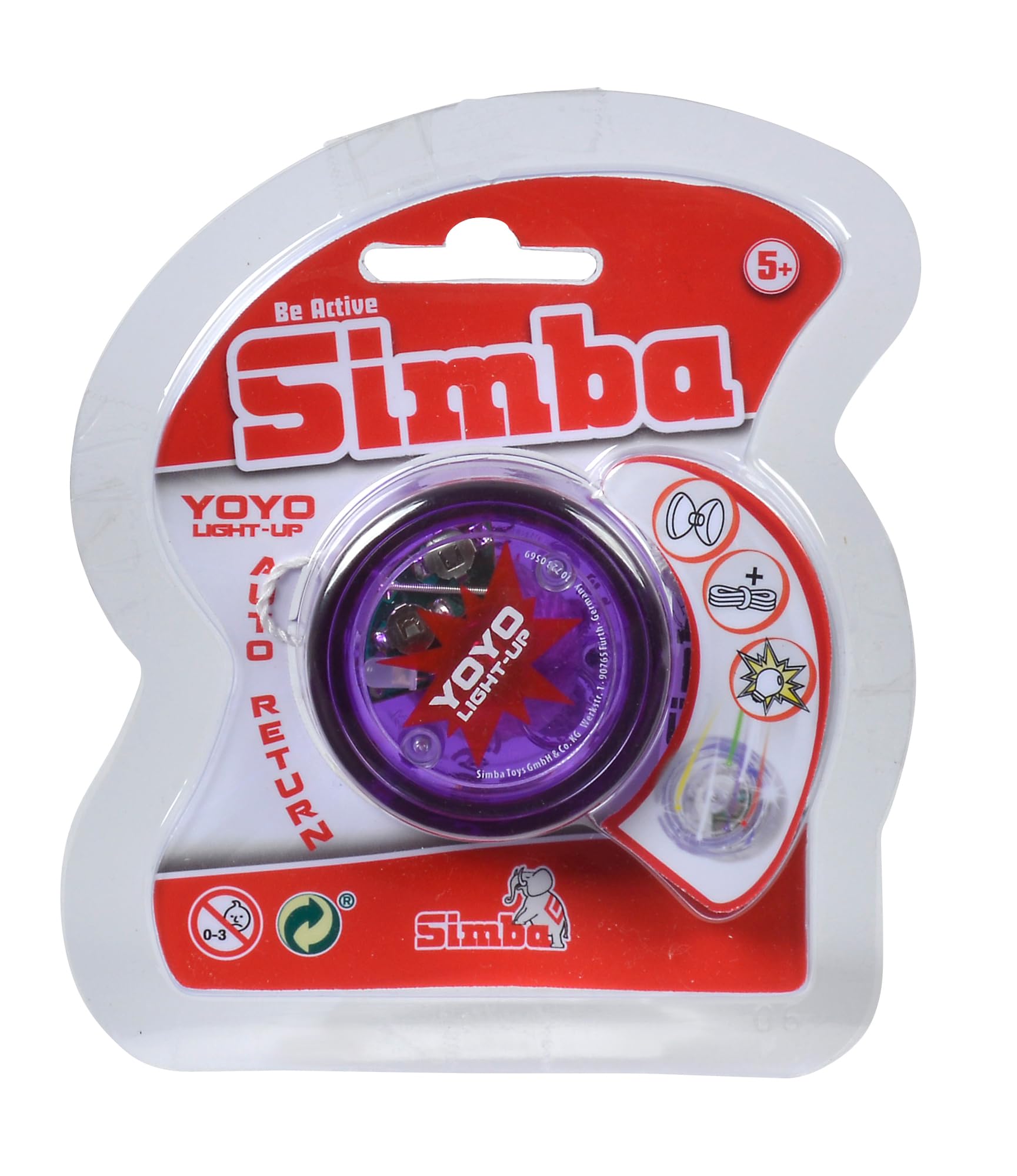 simba-flying-zone-yoyo-light-mit-lichteffekt-freilauf image 1