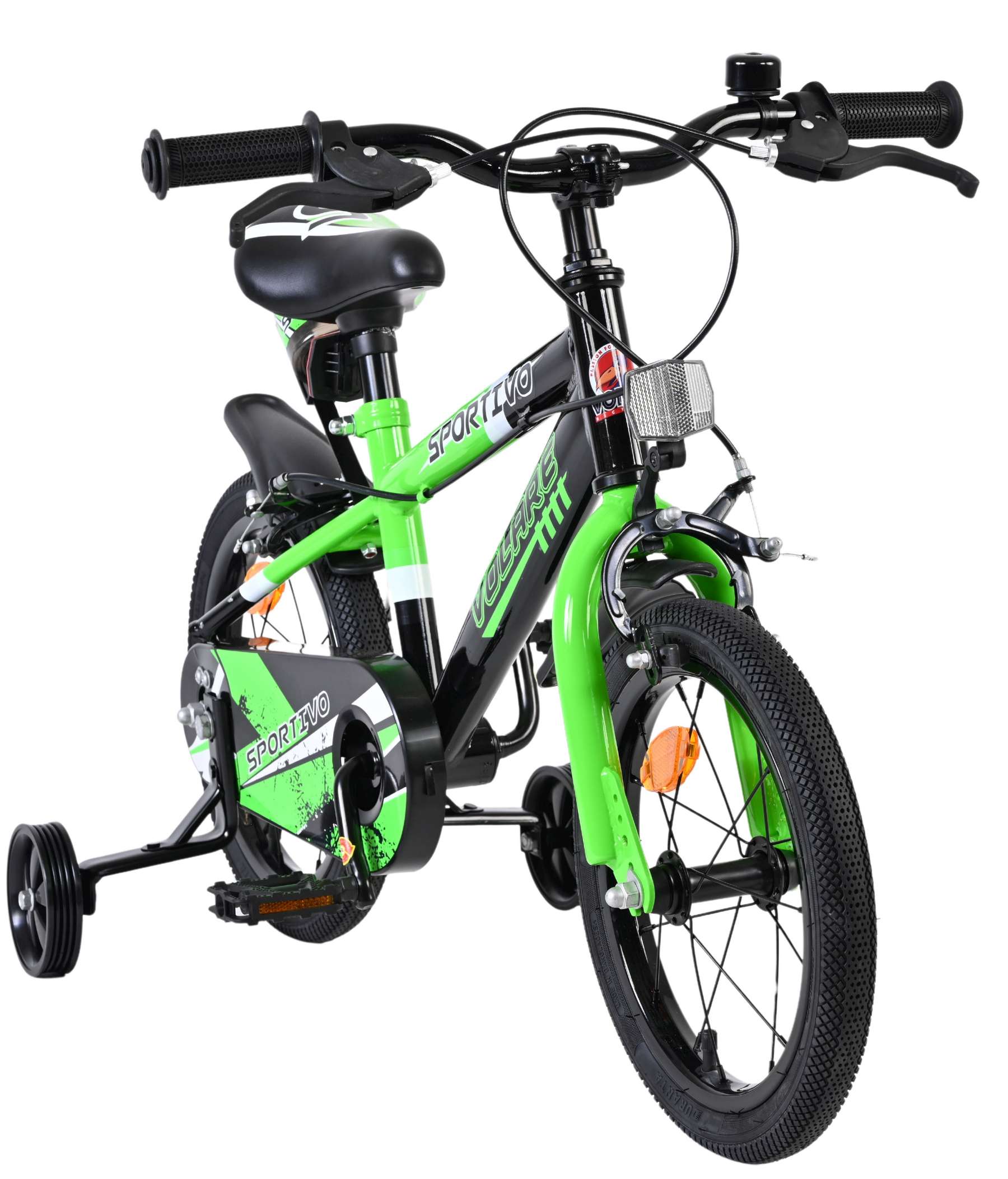 volare-sportivo-kinderfahrrad-14-zoll-gr-n-handbremsen image 5