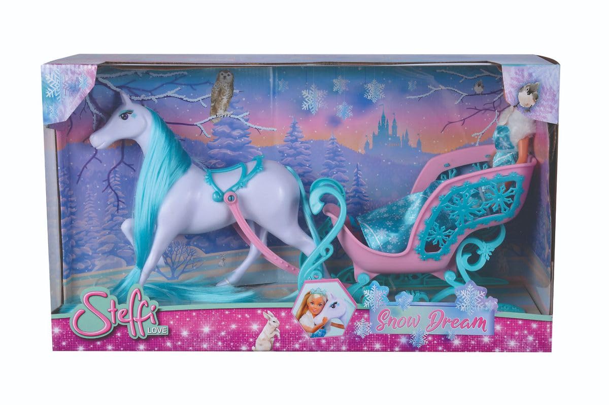 simba-steffi-love-snow-dream-schlitten-mit-pferd image 1