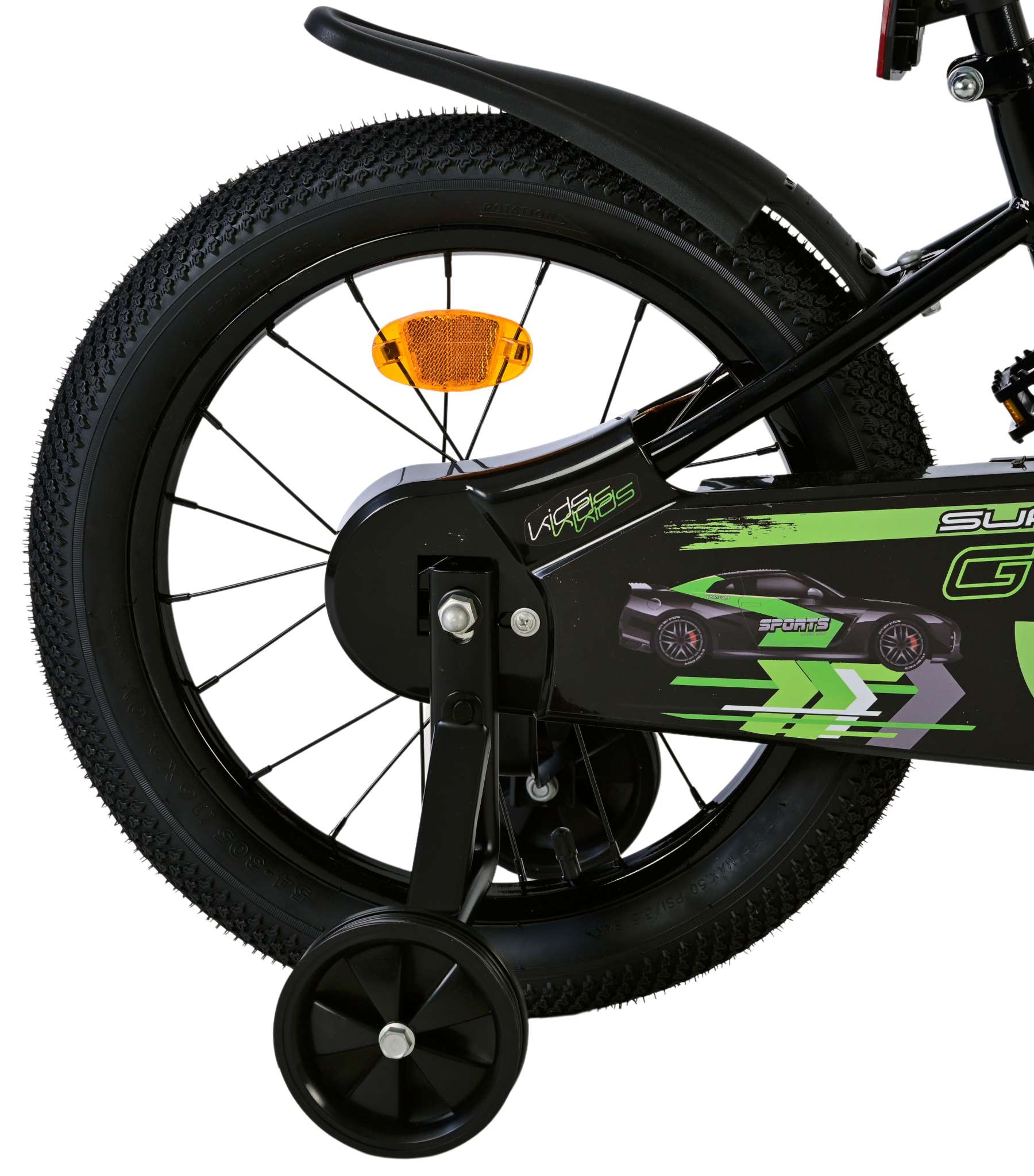 volare-super-gt-16-zoll-kinderfahrrad-jungen-gr-n image 3