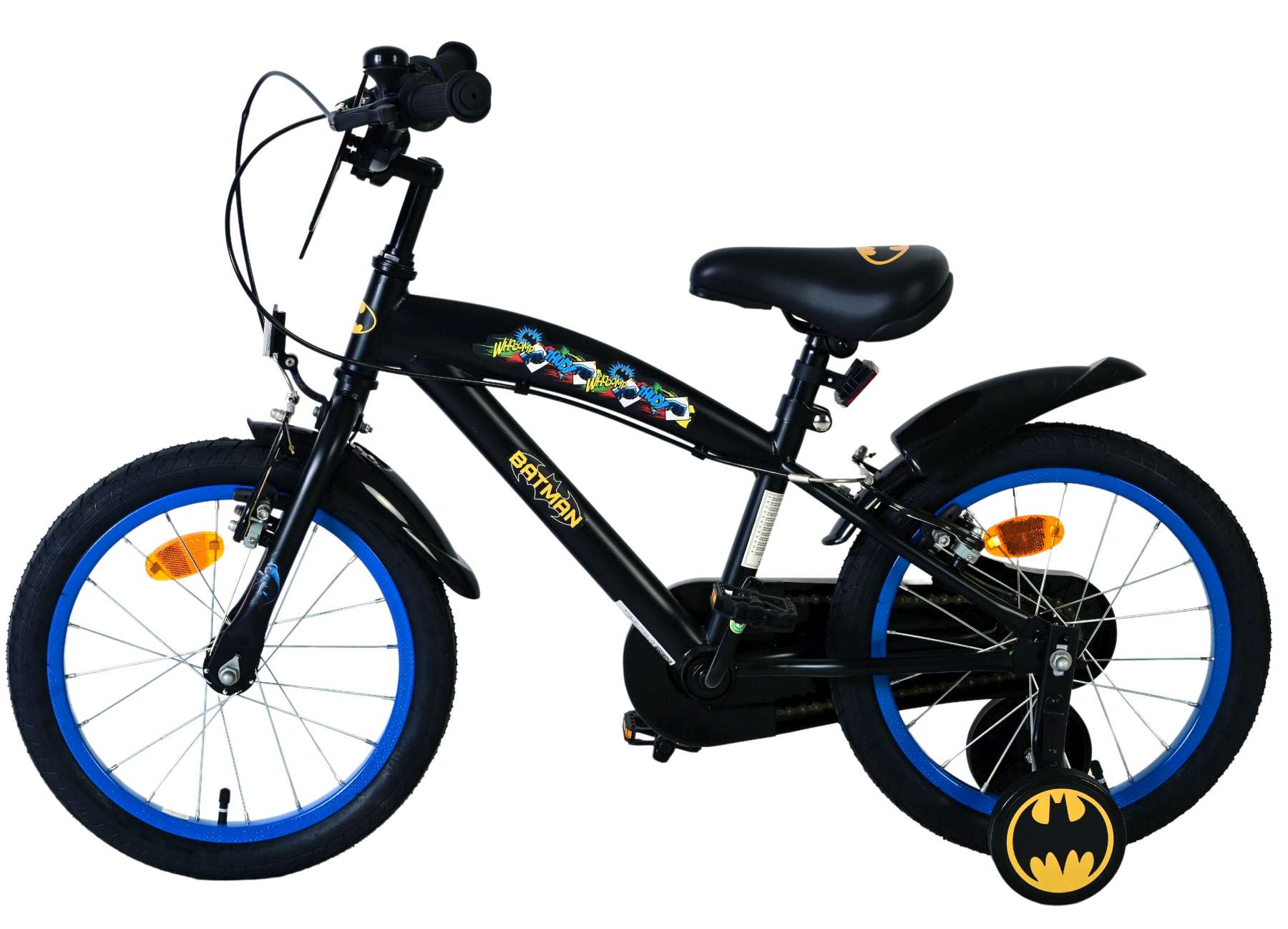volare-batman-16-zoll-kinderfahrrad-schwarz-mit-2-handbremsen image 7
