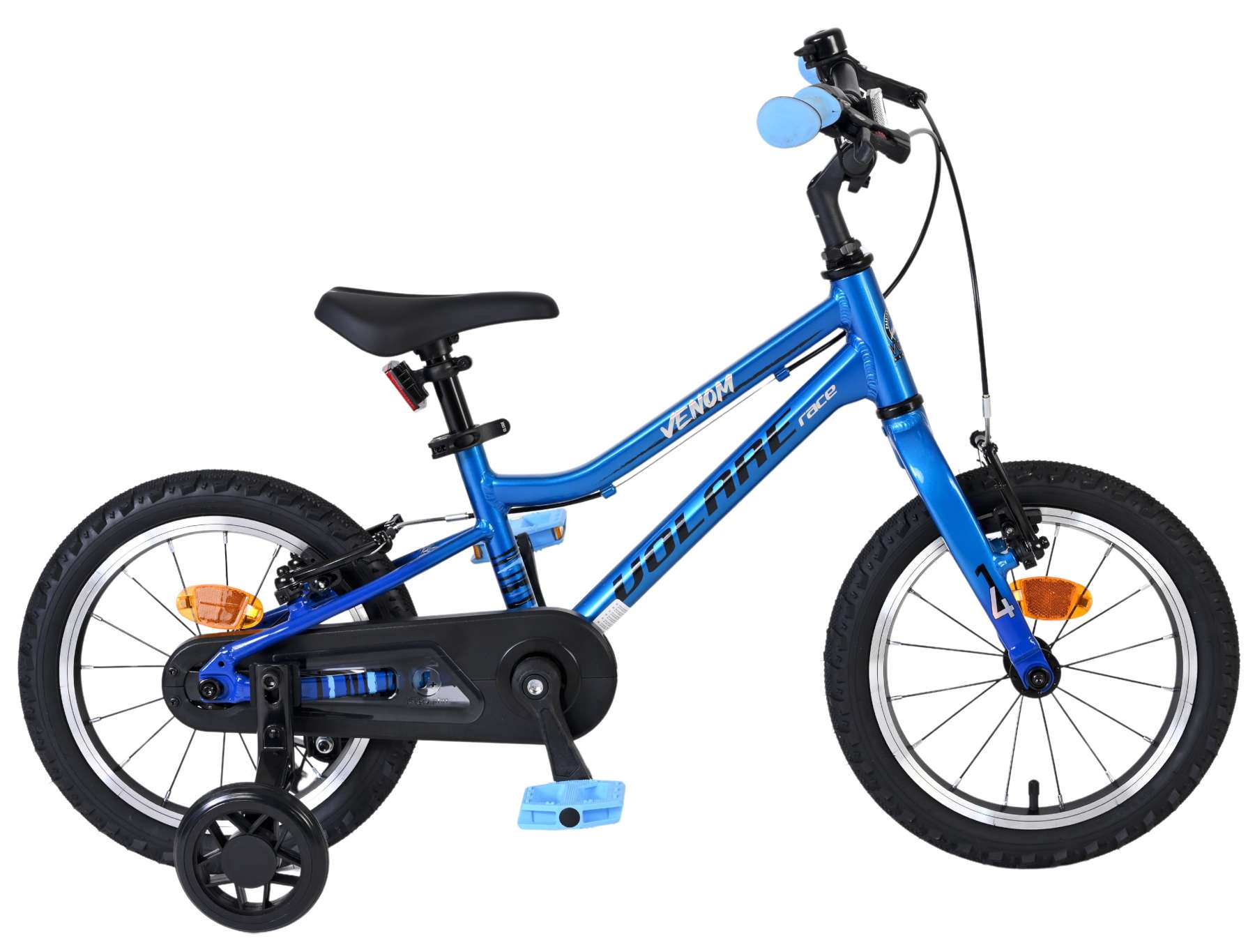 volare-venom-14-zoll-kinderfahrrad-blau-alu-handbremsen image 1