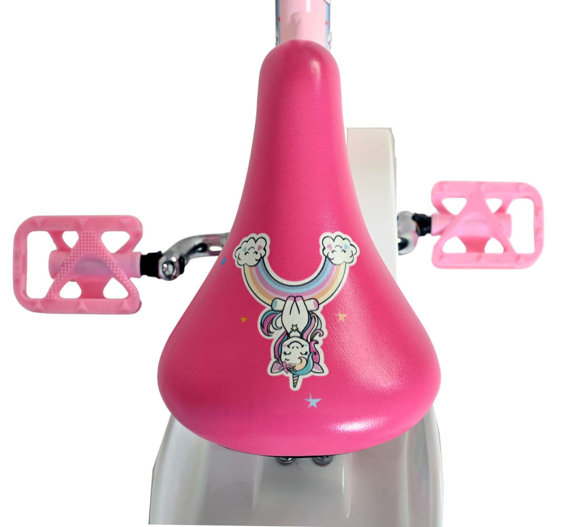 volare-unicorn-12-zoll-kinderfahrrad-rosa-korb-sitz image 4