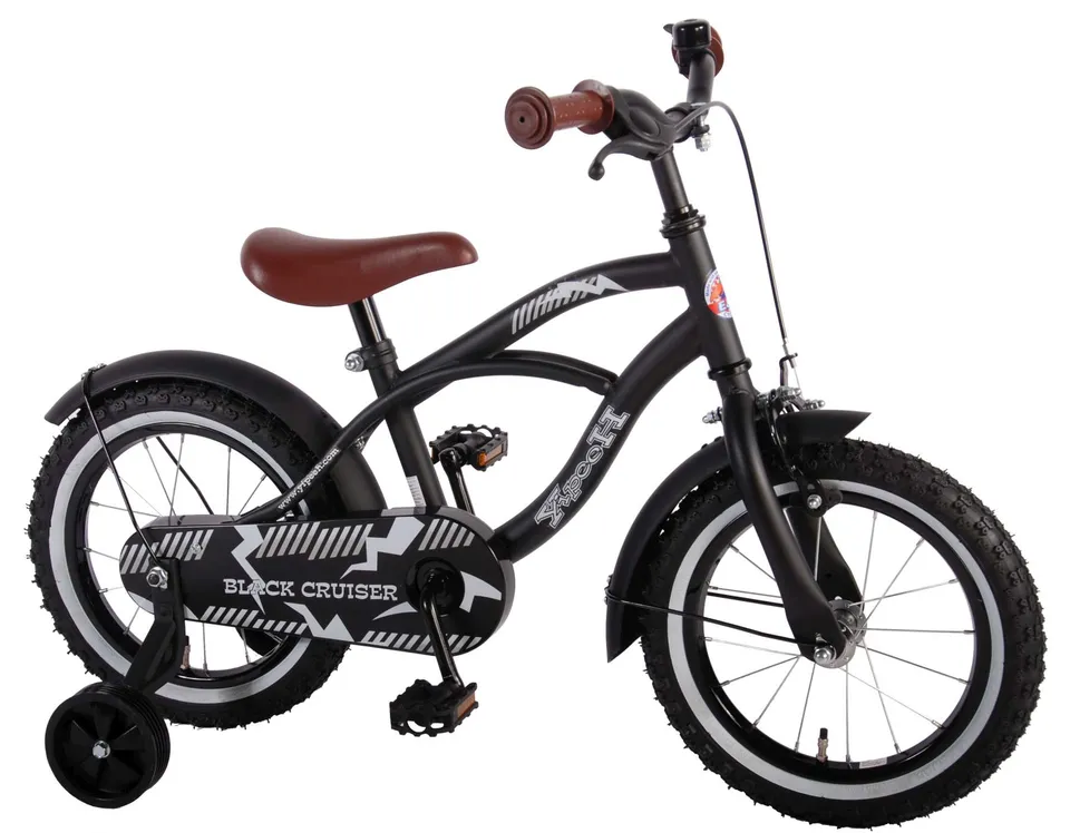 volare-black-cruiser-14-zoll-kinderfahrrad-schwarz-st-tzr-der image 1