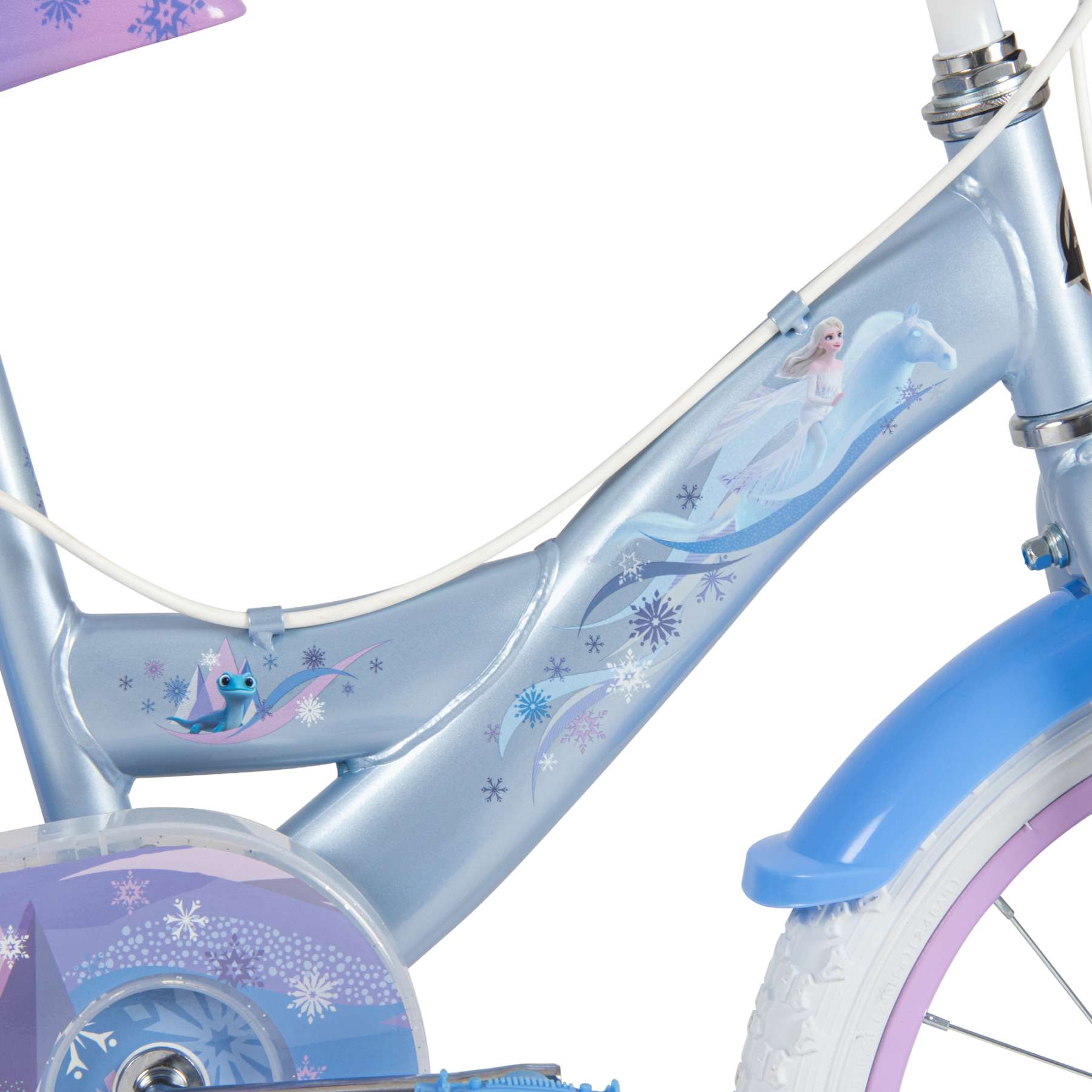 disney-frozen-16-zoll-kinderfahrrad-blau-lila-handbremsen image 3