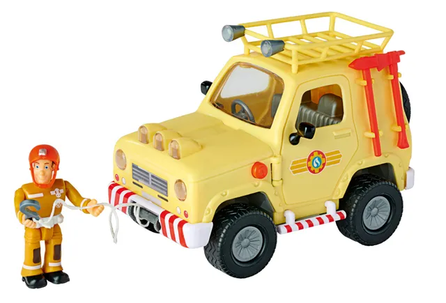 simba-feuerwehrmann-sam-4x4-gel-ndewagen-15-cm-mit-licht image 1