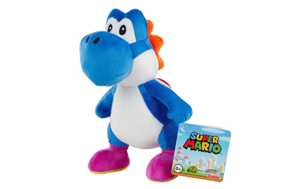 simba-super-mario-yoshi-pl-schtier-20-cm-blau-dinosaurier image 1