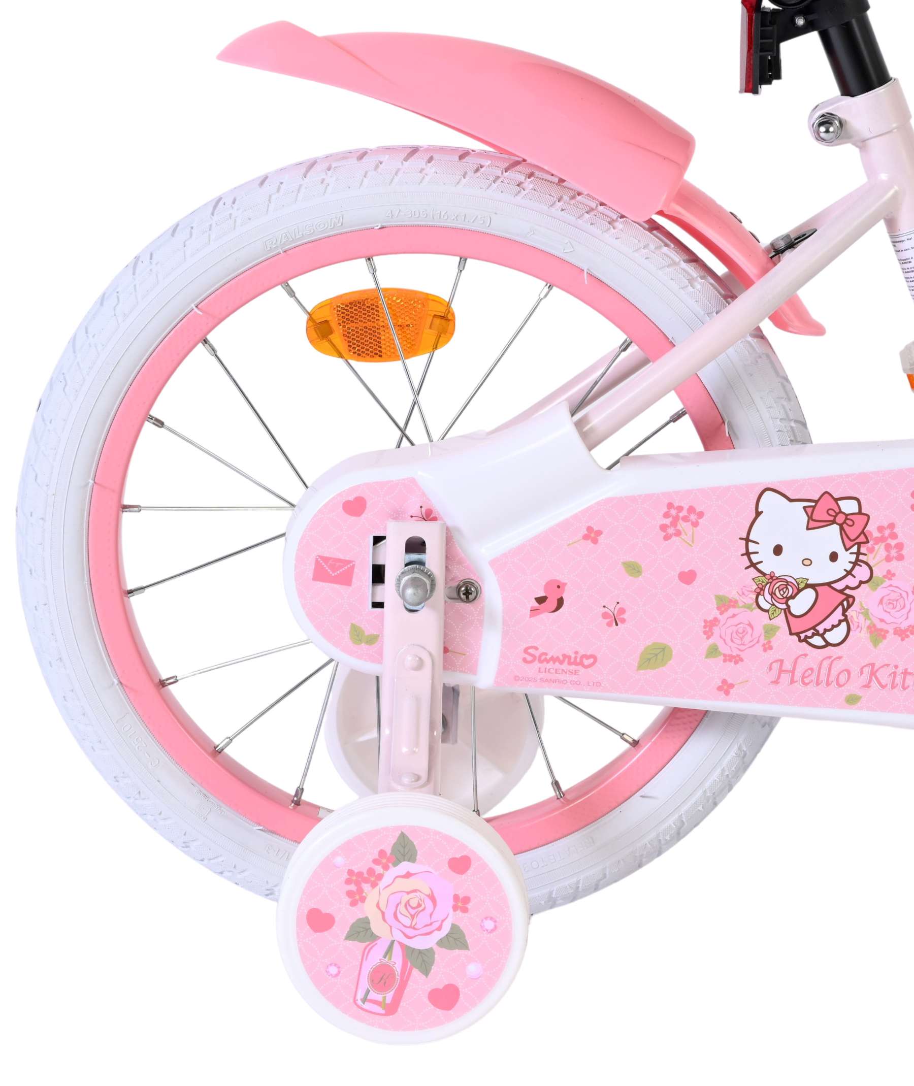 volare-hello-kitty-kinderfahrrad-16-zoll-rosa-mit-st-tzr-dern image 2