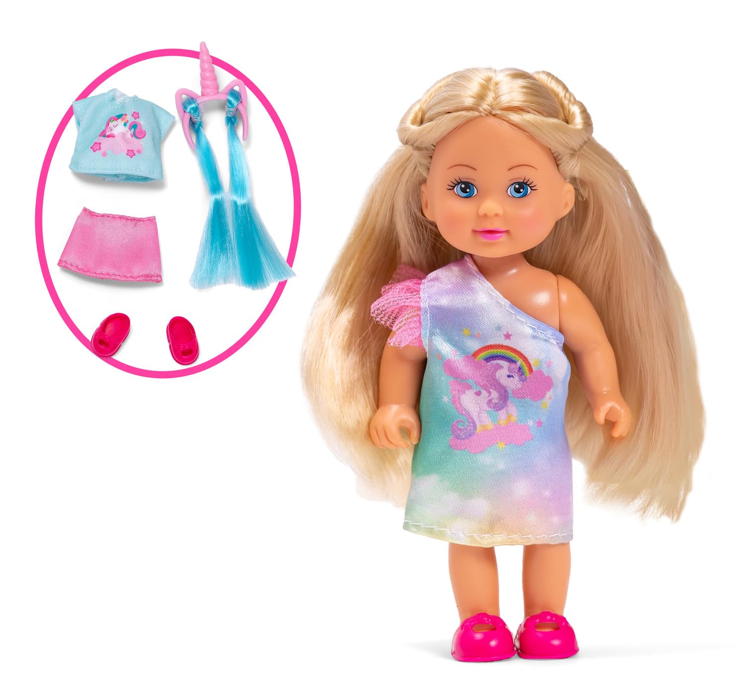 simba-evi-love-unicorn-fashion-puppe-12-cm-mit-einhorn-outfit image 3