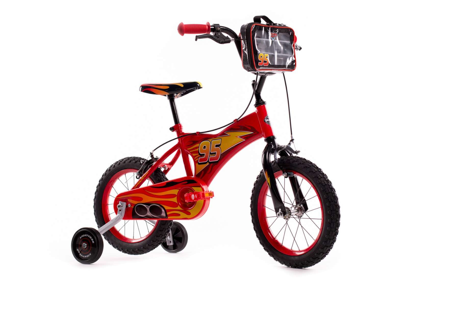 disney-cars-jungenfahrrad-14-zoll-rot-zwei-handbremsen-trinkflasche image 3