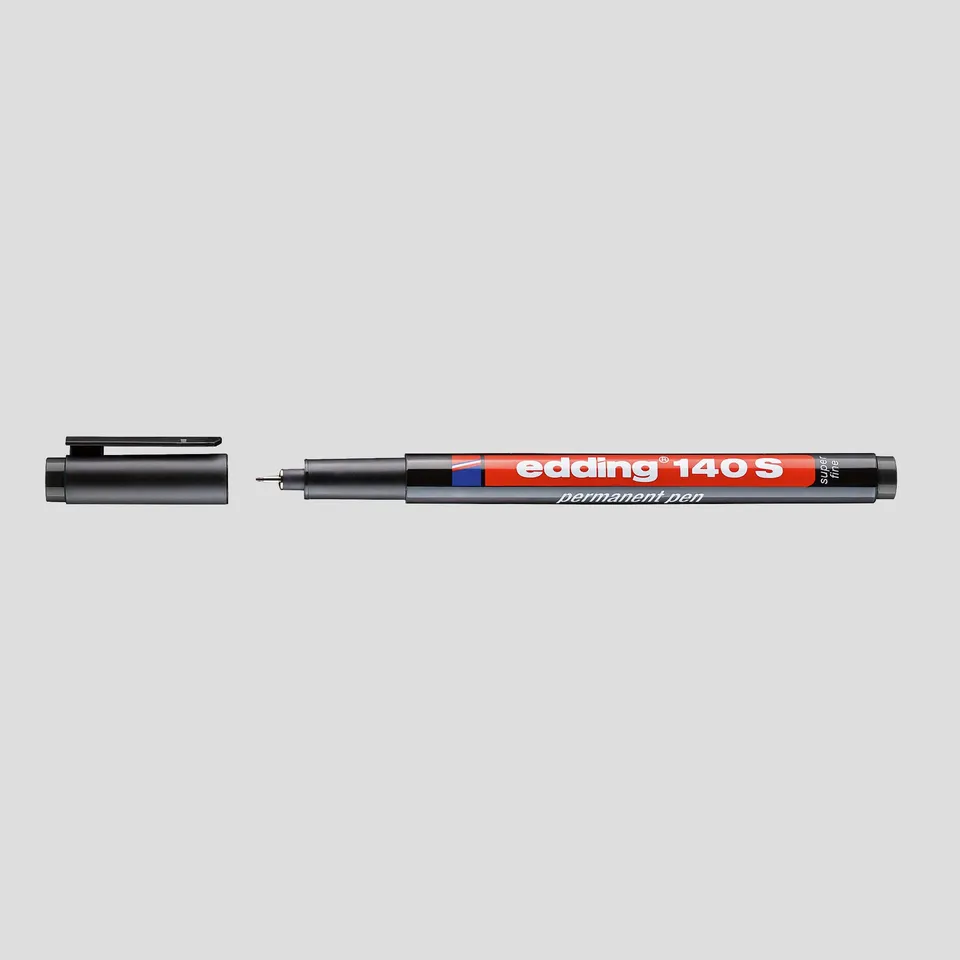 edding-140-s-fineliner-schwarz-0-3-mm-permanent-wischfest image 1