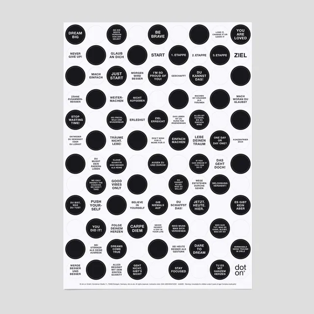 dot-on-motivation-dots-klebepunkte-20-mm-107-st-beschriftbar image 1