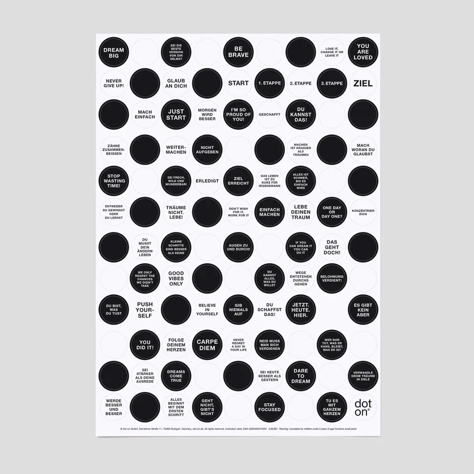 dot-on-motivation-dots-klebepunkte-20-mm-107-st-beschriftbar image 1
