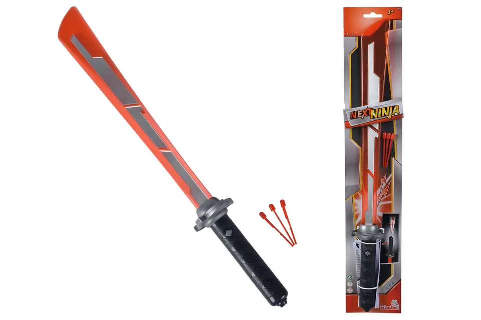 simba-planet-fighter-next-ninja-schwert-60cm-rot-mit-licht image 1