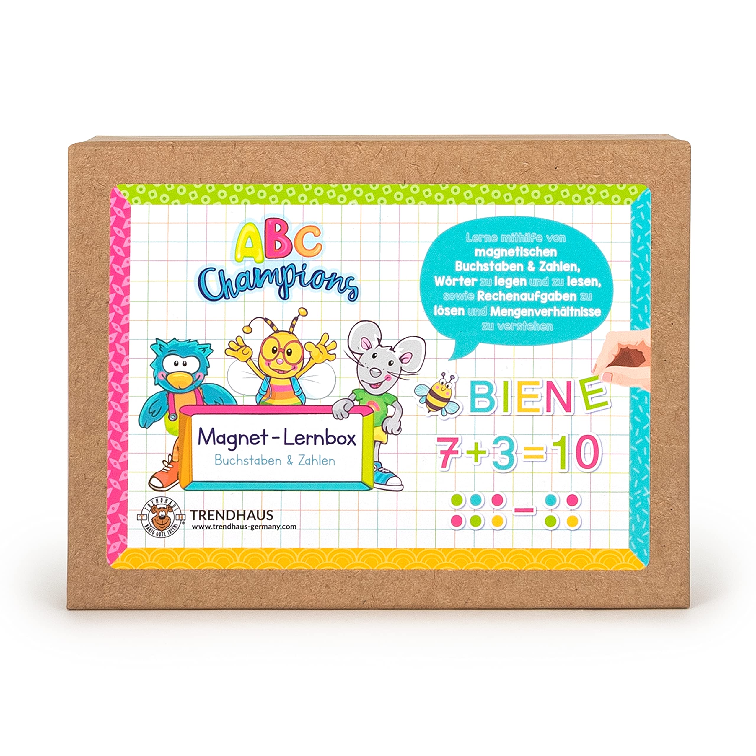 trendhaus-abc-champions-mini-magnettafel-buchstaben-zahlen image 1
