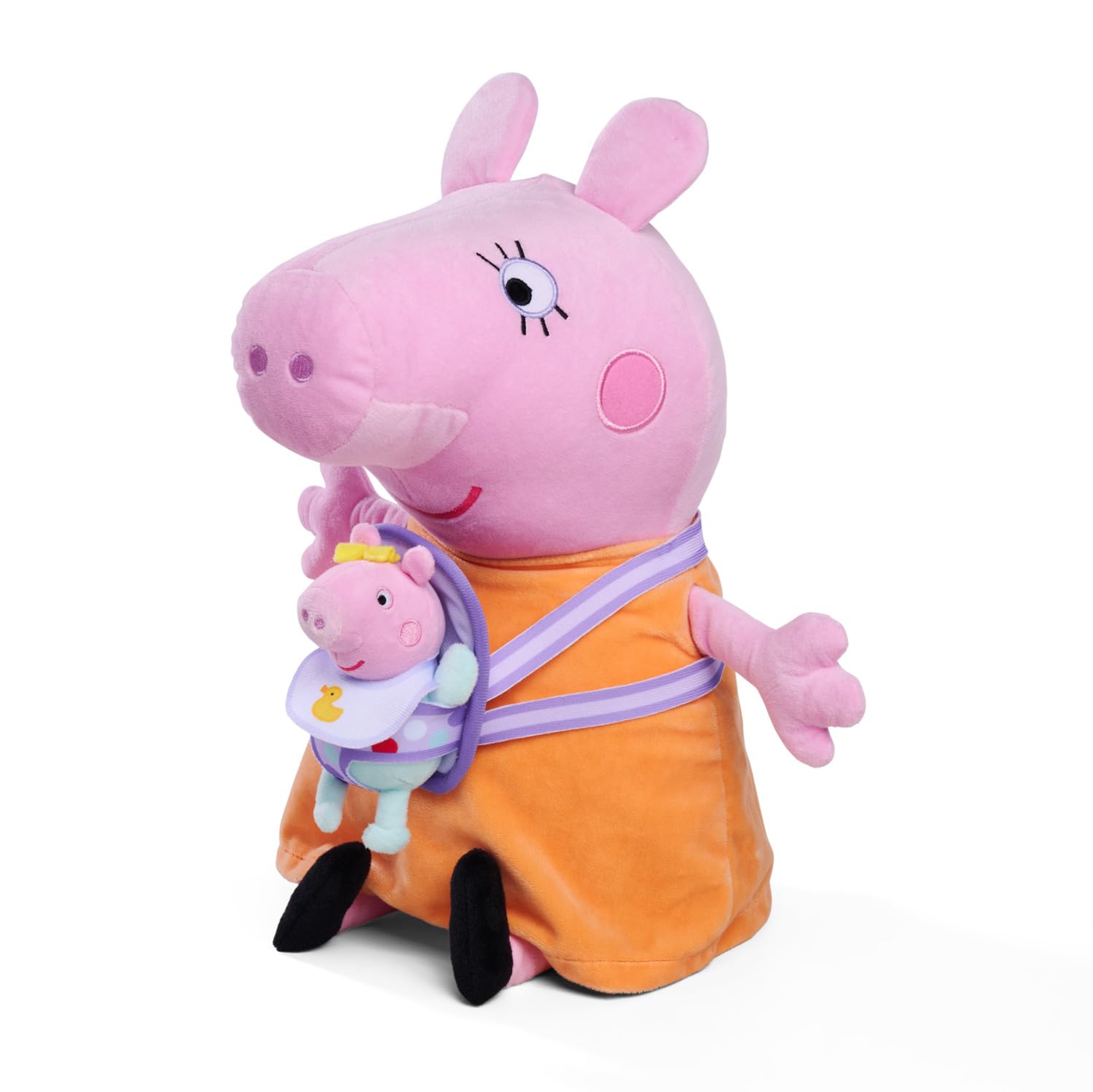 peppa-wutz-mama-mit-evie-pl-schfigur-33-cm image 2