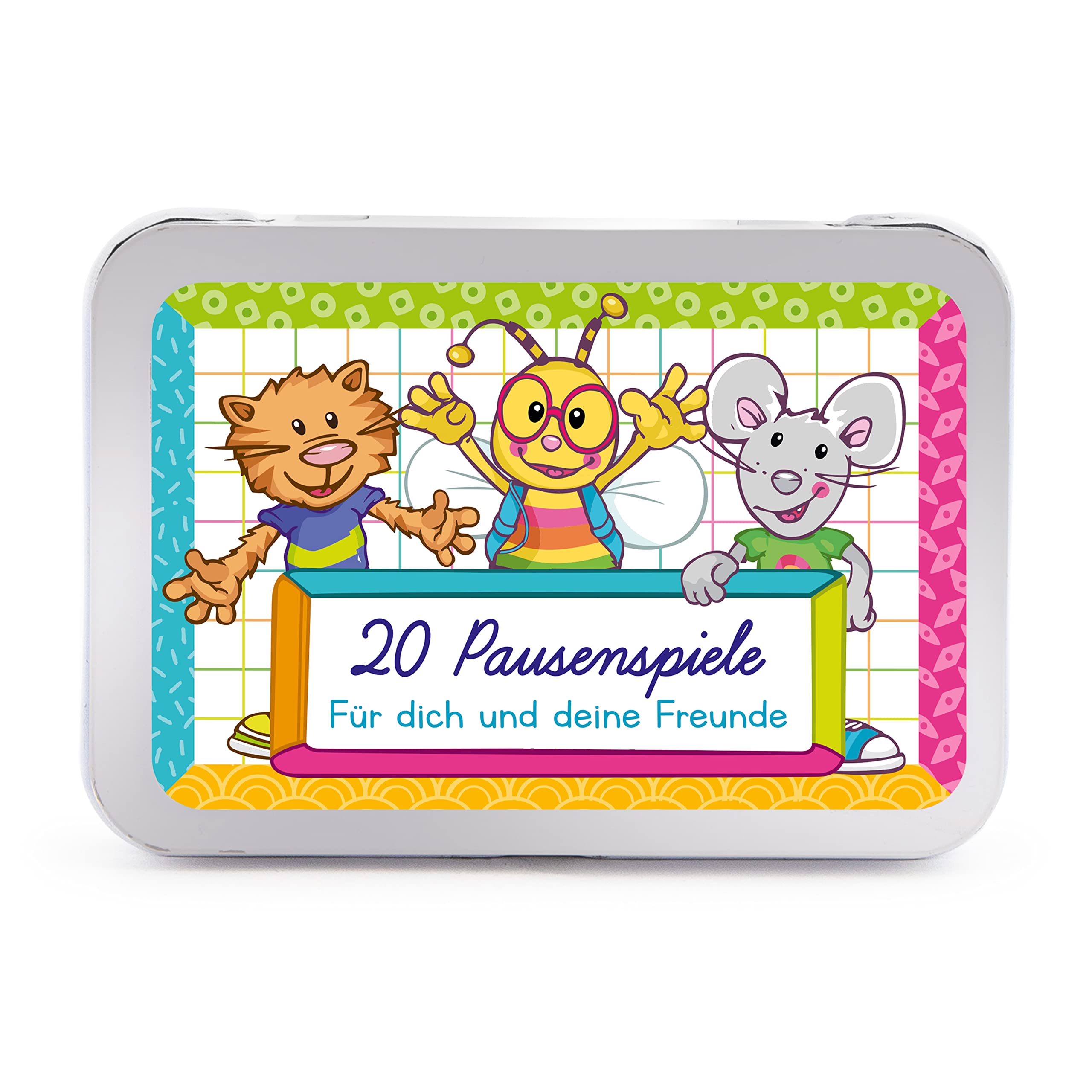 trendhaus-abc-champions-pausenspiele-20-karten-metallbox image 1