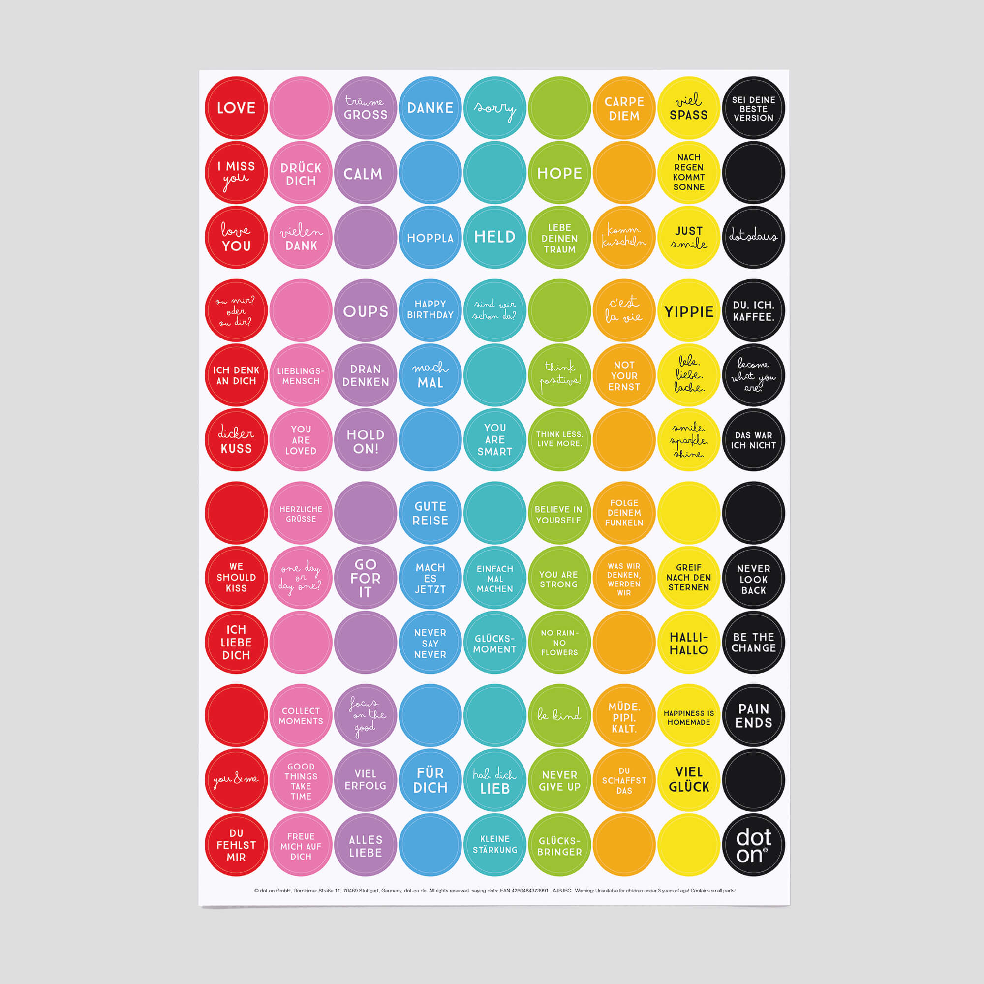 dot-on-happy-dots-klebepunkte-20-mm-3er-set-mit-spr-chen image 3