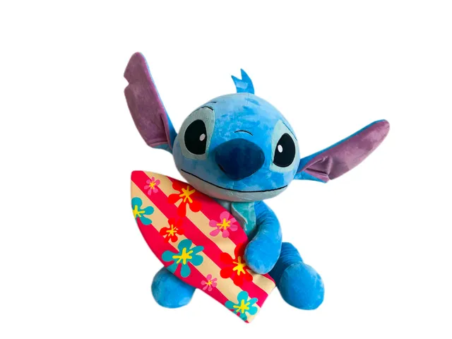 disney-lilo-und-stitch-pl-schtier-50-cm-mit-surfboard image 1