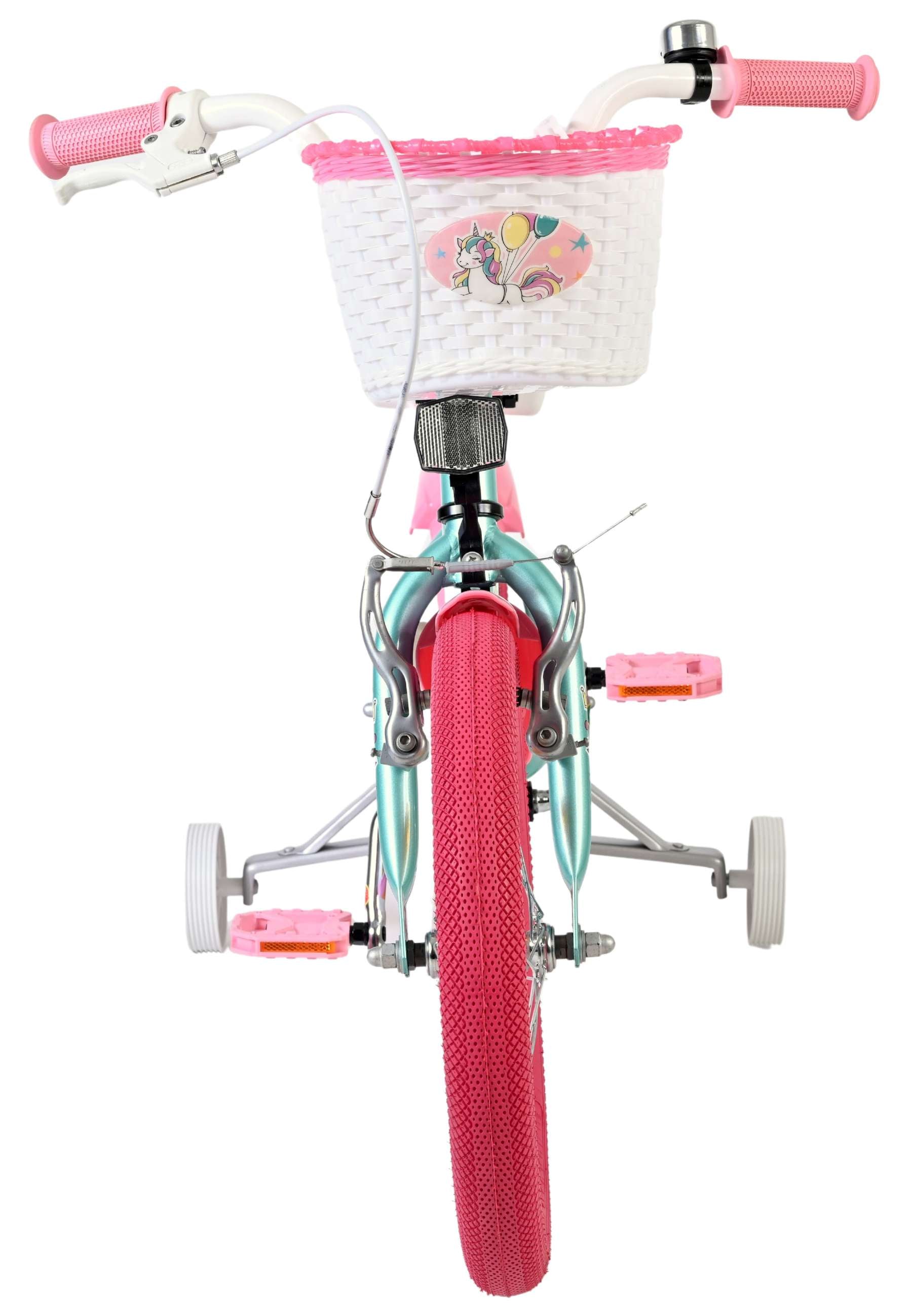 volare-unicorn-kinderfahrrad-16-zoll-gr-n-m-dchen-korb image 6