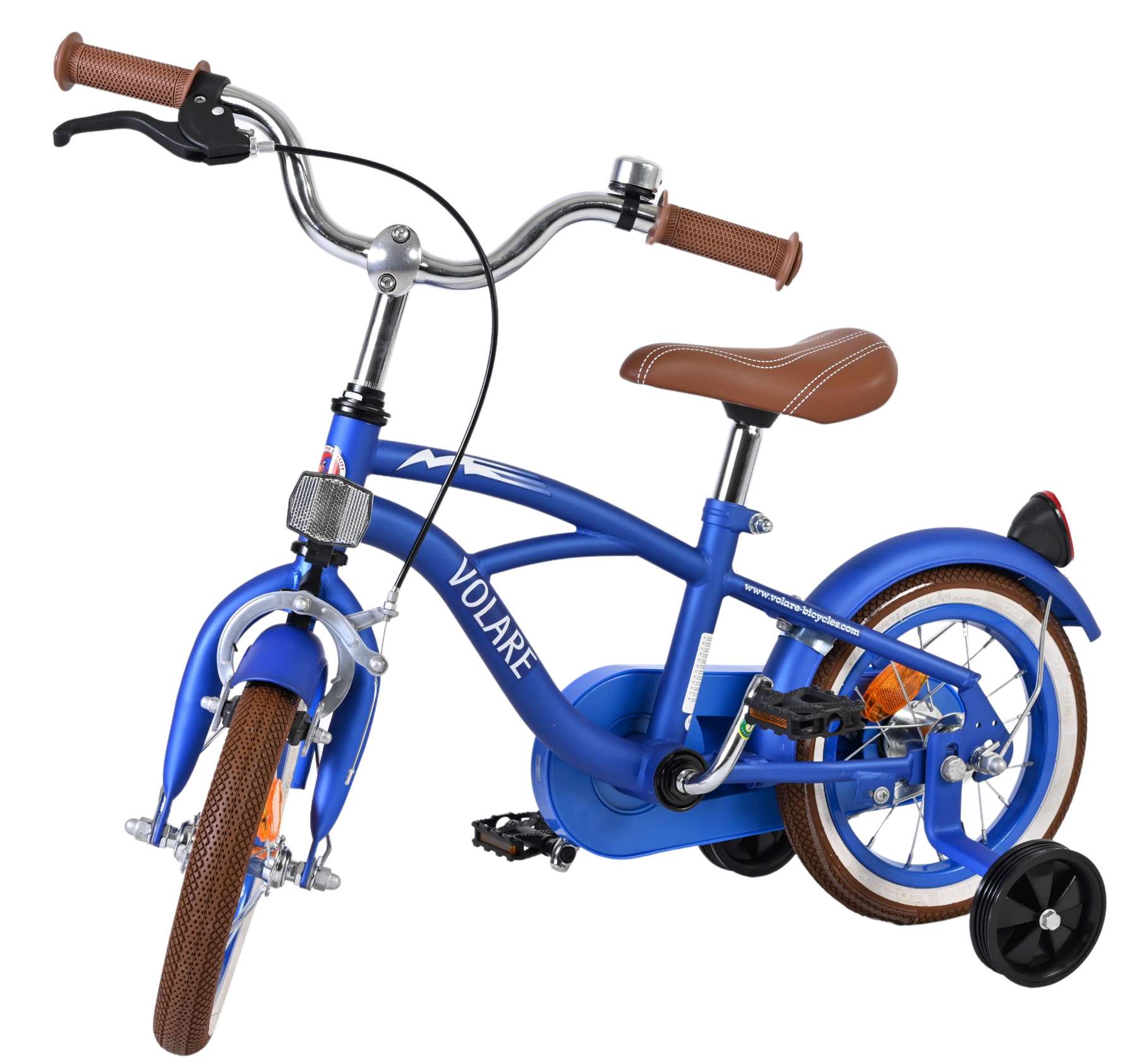 volare-blue-cruiser-12-zoll-kinderfahrrad-blau-r-cktritt image 8