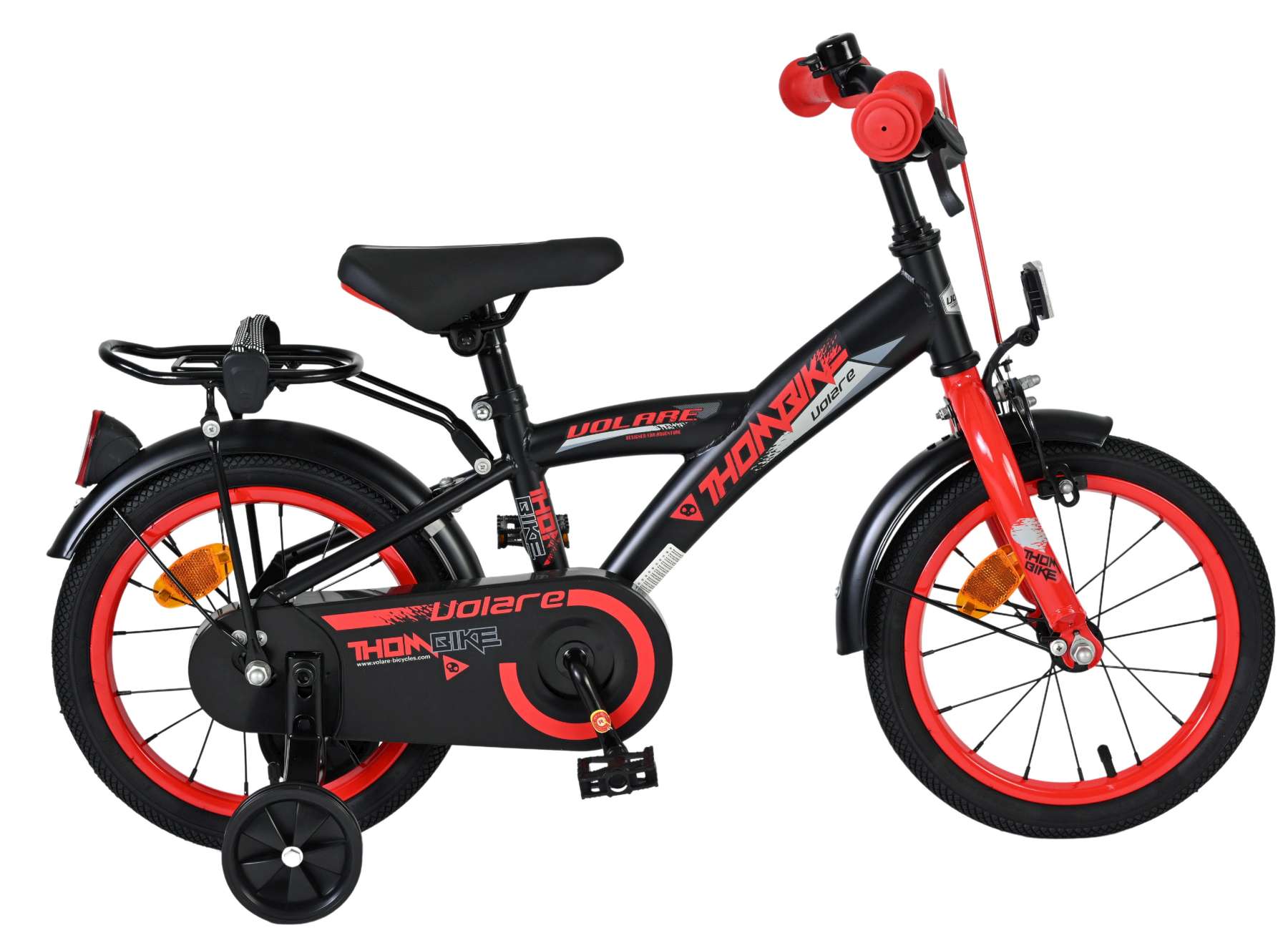 volare-thombike-14-zoll-jungenfahrrad-schwarz-rot-st-tzr-der image 1
