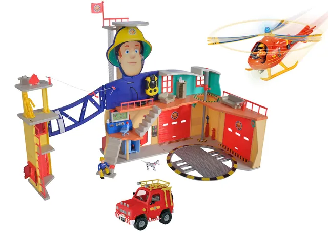 simba-feuerwehrmann-sam-mega-xxl-station-mit-fahrzeugen image 1